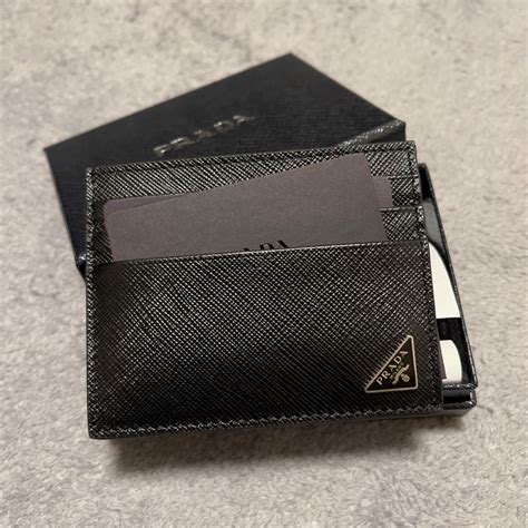 prada card holders men's.